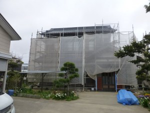 椎名邸足場